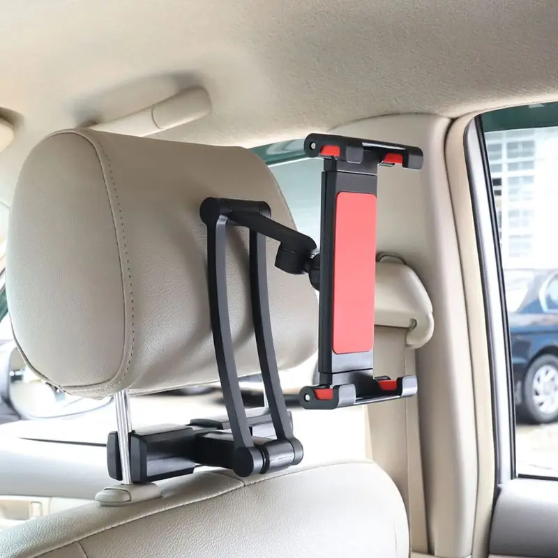 

Universal Car Headrest Tablet Holder Backseat Tablet Mount Support for iPad iPhone Cellphones PC Laptops with 5Inch and Above