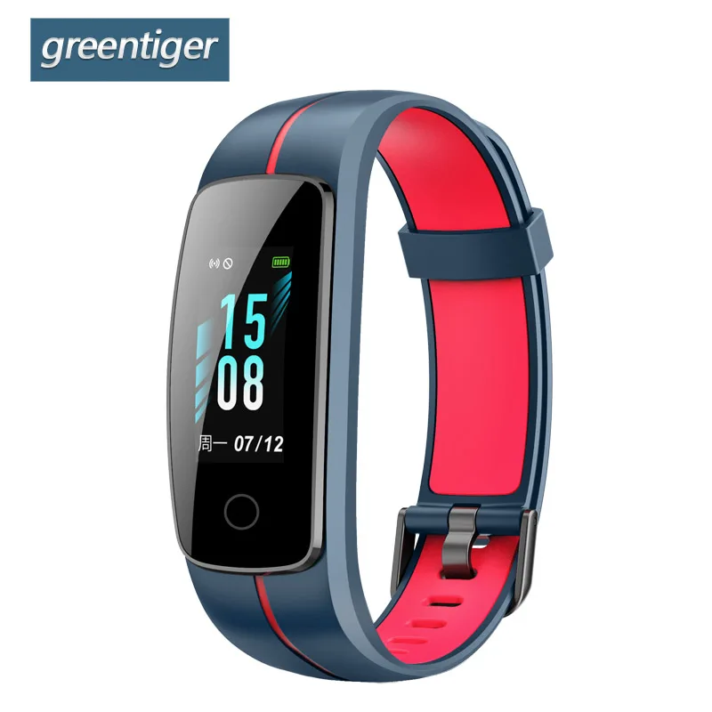 

Greentiger ID107 Plus HR Color Screen Smart Bracelet Fitness Tracker Heart Rate Monitor IP68 Waterproof Sport Smart Wristband
