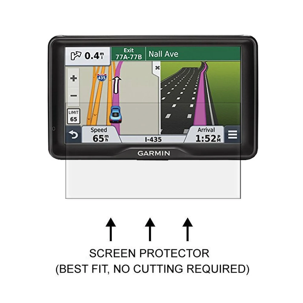 3x Anti Scratch Clear LCD Screen Protector Shield Film for Garmin Nuvi
