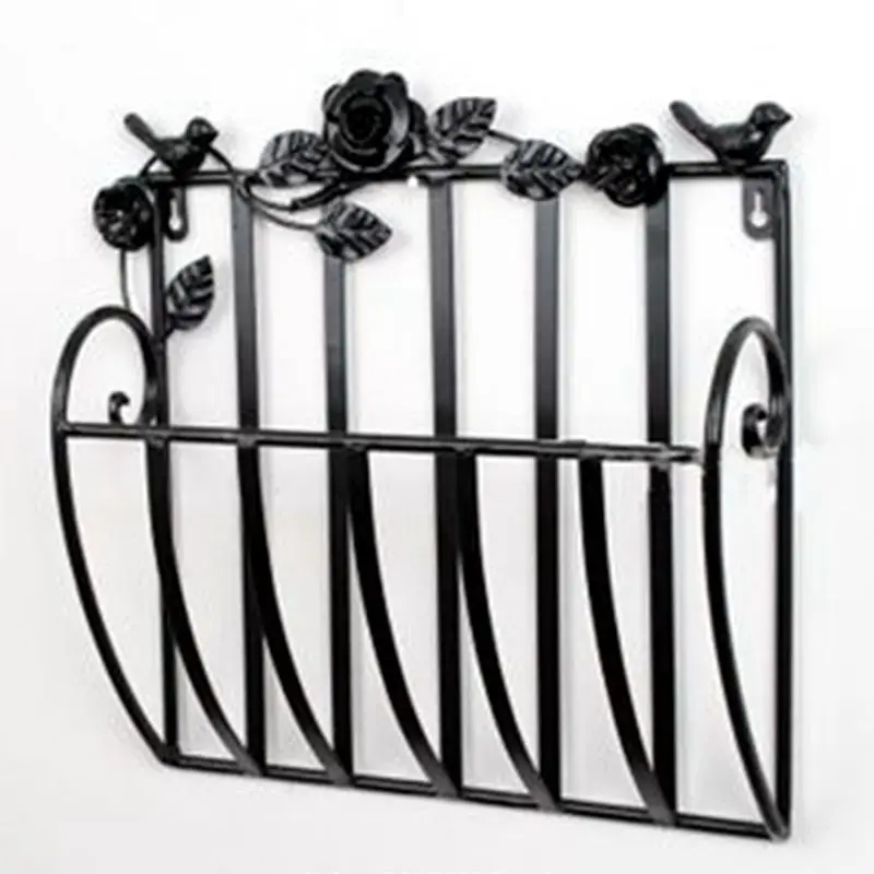 أنيقة الملتفة تصميم الأسود أو الأبيض المعادن الحائط مجلة المنظم و رف شاشة أنيقة الملتفة تصميم الأسود أو الأبيض المعادن الحائط مجلة المنظم و رف شاشة