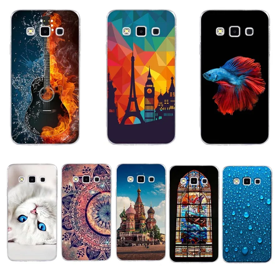 

For Samsung Galaxy A3 4.5" Case Cover Silicon 3D Patterned Soft TPU Cover Fundas For Samsung Galaxy A3 2015 SM-A300F A300H Case