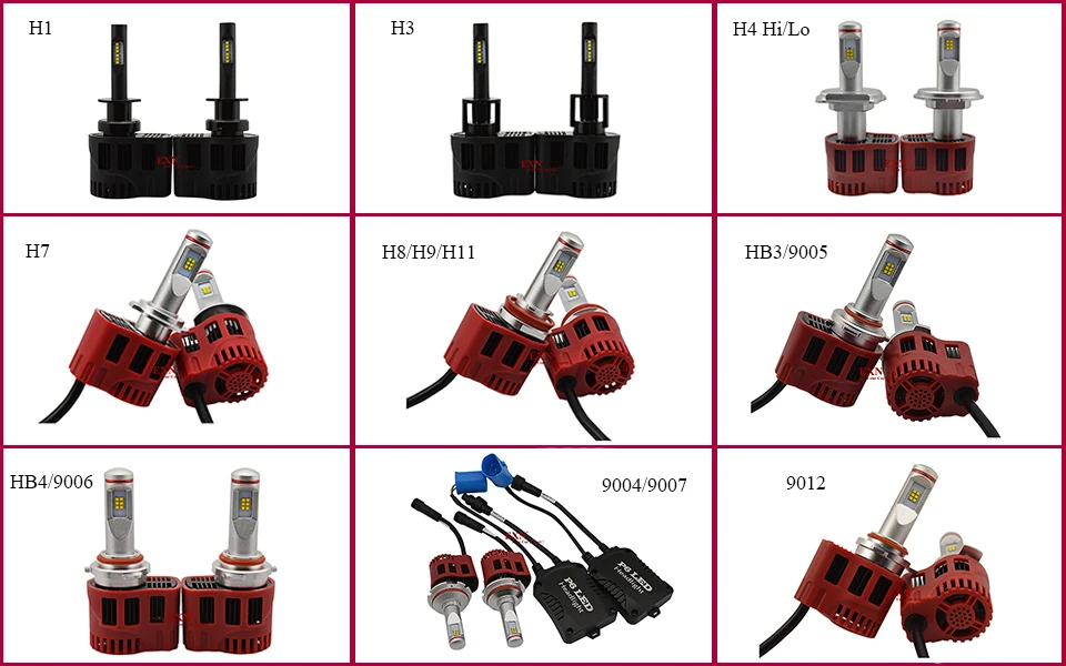 HB3 светодиодный лампы все-в-одном Conversion Kit-9005-4500Lm 45 Вт 6000 К Прохладный белый 5000 К 4000 К 3000 К светодиодный лампа фары HB3