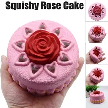 Squishy Роза торт squeeze замедлить рост squeeze коллекция лечения игрушки Z0320