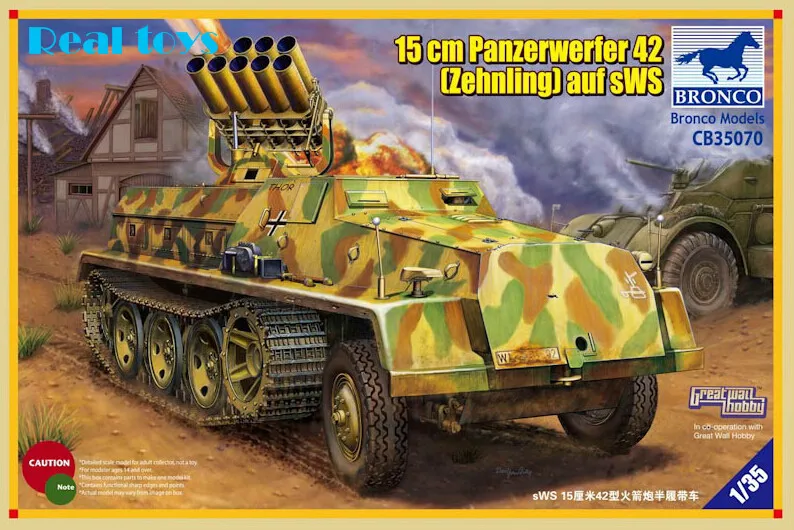 Bronco model CB35070 1/35 German sWS Panzerwerfer 42 Rocket self