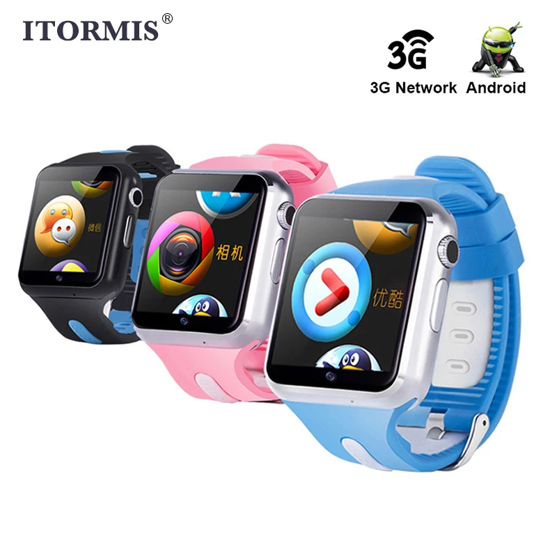 

ITORMIS Bluetooth Android Smart Watch support 3G Wifi SIM Card WhatsApp Facebook Phone Smartwatch Wristwatch for Kids Men Women