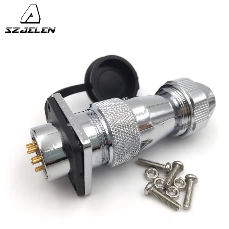 

SZJELEN WS20 series waterproof connectors 8 pin Plugs and sockets,Panel Mount Connectors IP67