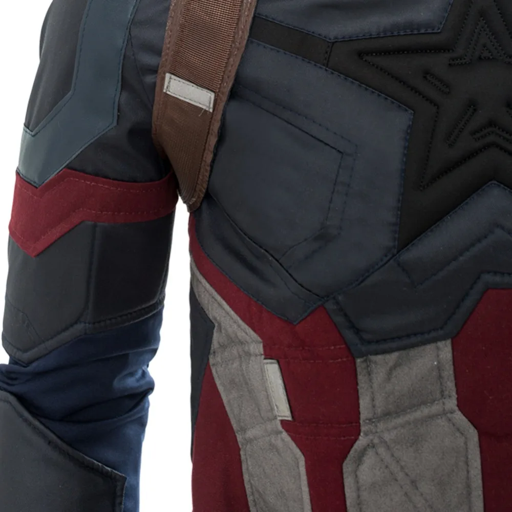 Avengers Infinity War Captain America  Cosplay Costume Steven Rogers Outfit New Version Avengers Cosplay Superhero Steven Rogers Cosplay Costume (10)