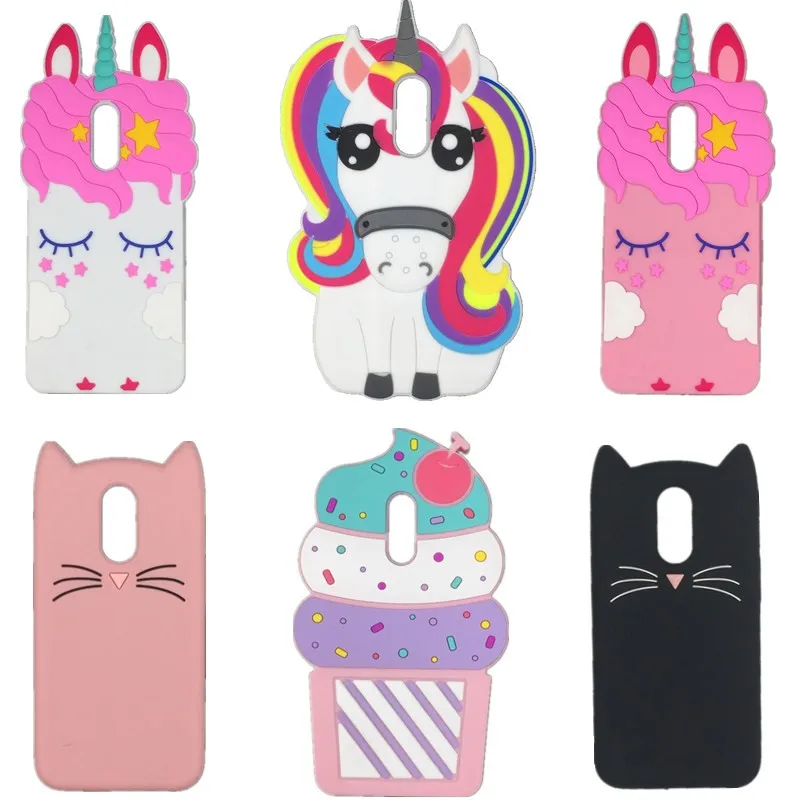 

For LG Stylo 4 Stylus 4 Cute 3D Cartoon Beard cat unicorn horse ice cream Soft Silicone phone Case Cover for LG Stylo 4 Stylus 4