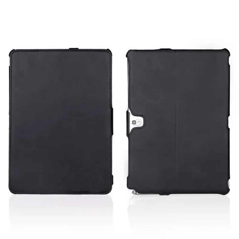 Тепло Установка Флип Стенд кожаный чехол принципиально Капа чехол для samsung Galaxy Note 10,1 издание P600 P601 P605 Coque+ пленка+ ручка - Цвет: Черный