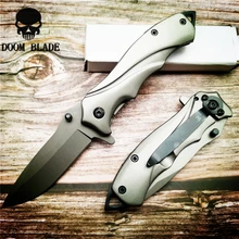 160 мм 5CR15MOV лезвия Ножи Охотничий складной нож из нержавеющей стали карманный нож для выживания тактический Серебряный Открытый Кемпинг