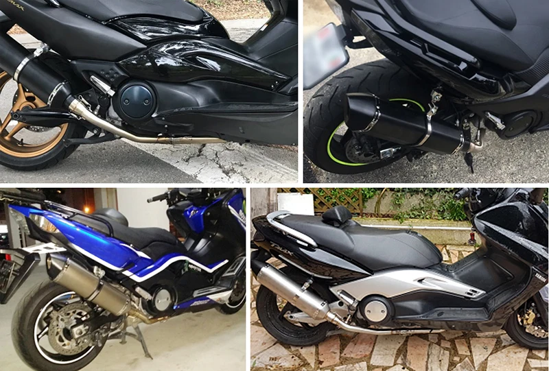 Tmax 530 TMAX 500 moto rcycle глушитель выхлопной трубы akrapovic escape moto с db killer для yamaha TMAX 530 T-max 500 slip on