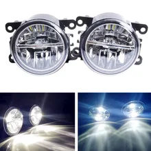 For DACIA Duster Sandero LOGAN 2004-2015 10W Front bumper LED fog lights Car styling drl led daytime running lamps 1SET