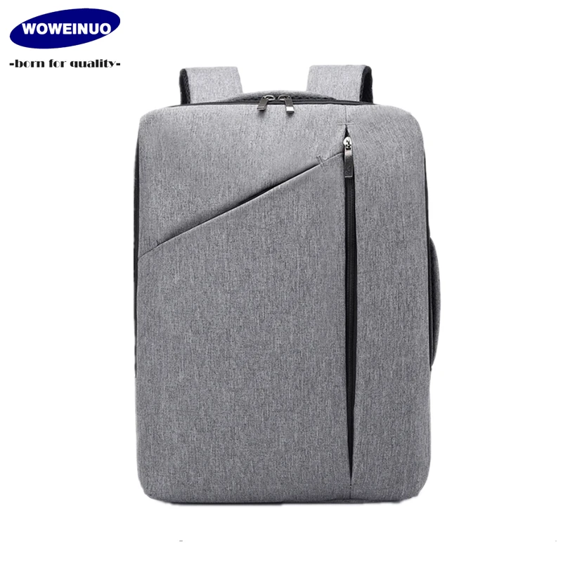 

New design large Capacity Business canvas hand Bag for Men dual use laptop computer backpack portale hand bag with zipper