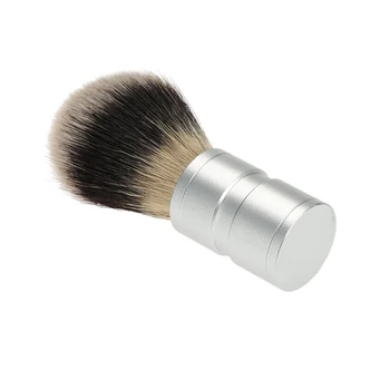 

New Fashion Men's Gift Silvertip Badger Hair Shaving Brush Stainless Metal Handle Barber Tool Comfortable Shave