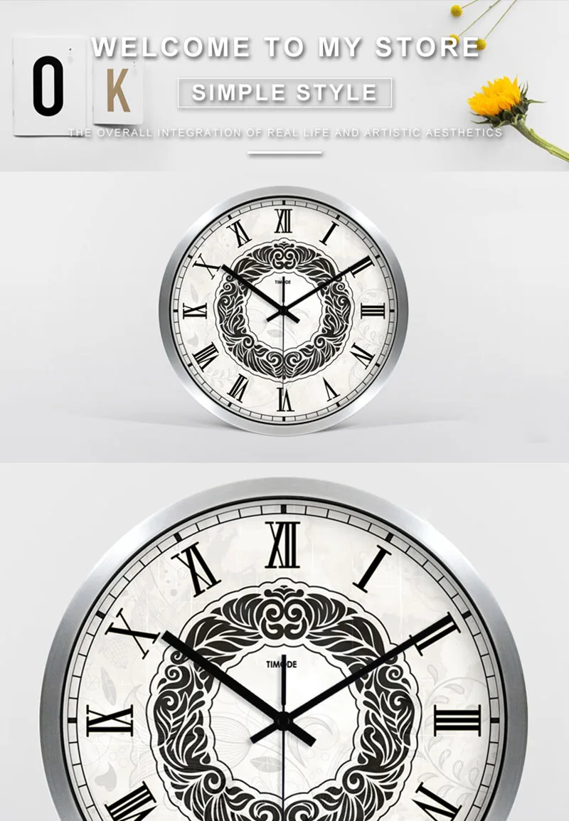 Clock Metal Pendulum Clock Watch For Wall Double Sided Wall Clock Clock Cuckoo Clock 3d Living Room Clock Luxury Wall Clock Wallclock  (1)