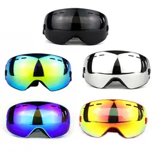 Лыжный Спорт лыжные очки Для мужчин Для женщин сноуборд очки УФ-Защита большой сферической снег Лыжный Спорт очки Анти-туман Лыжная маска