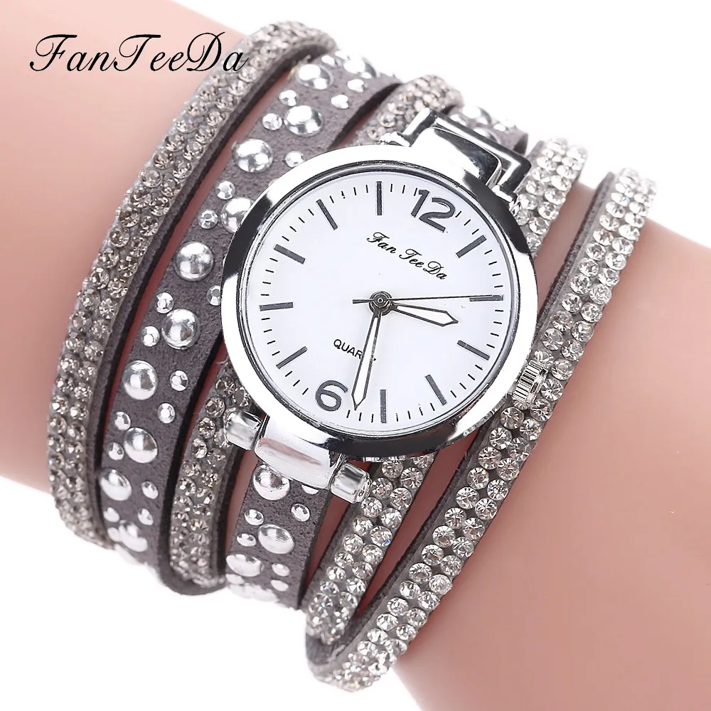 

Best Sale 2018 Fashion Womens Bracelet Vintage Weave Wrap Quartz PU Leather Gift Casual Wrist Watches lady watch Relogio Feminin