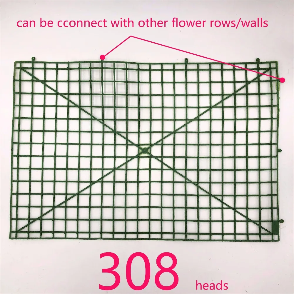 

10pcs plarge size 60x40cm plastic flower row flowers bent sub-rack flower supplies flower wall Arches for wedding decoration