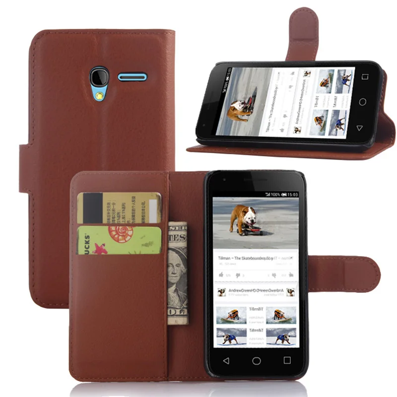 

case for Alcatel One Touch Pixi 3 (4.5 inch) magnetic hot sale case cover for OT 4027X 4027D 4028A 4028E