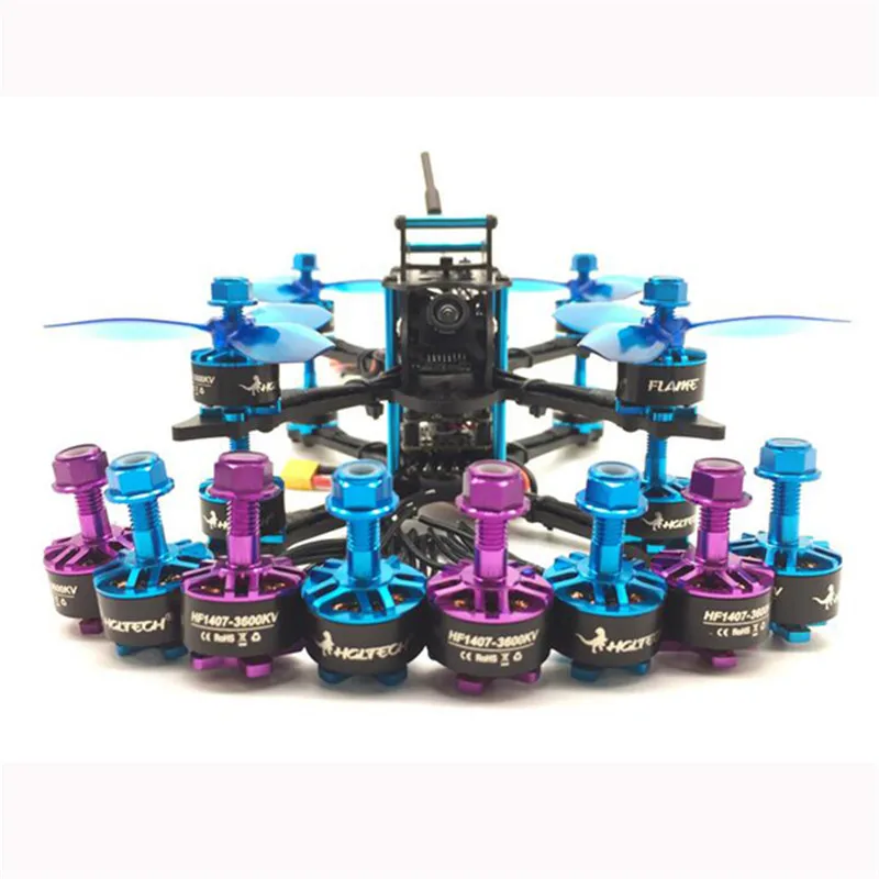 HGLRC пламя 1407 3600KV 3 S-4 S бесщеточный мотор для беспилотная камера д/у FPV Гоночная Рама Комплект пропеллеров запасные части