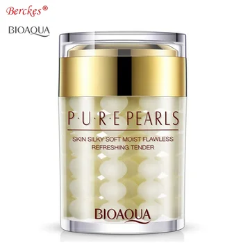 

2018 BIOAQUA Brand Pure Pearl Cream Skin Care Hyaluronic Acid Deep Moisturizing Anti Wrinkle Face Care Whitening Essence Cream