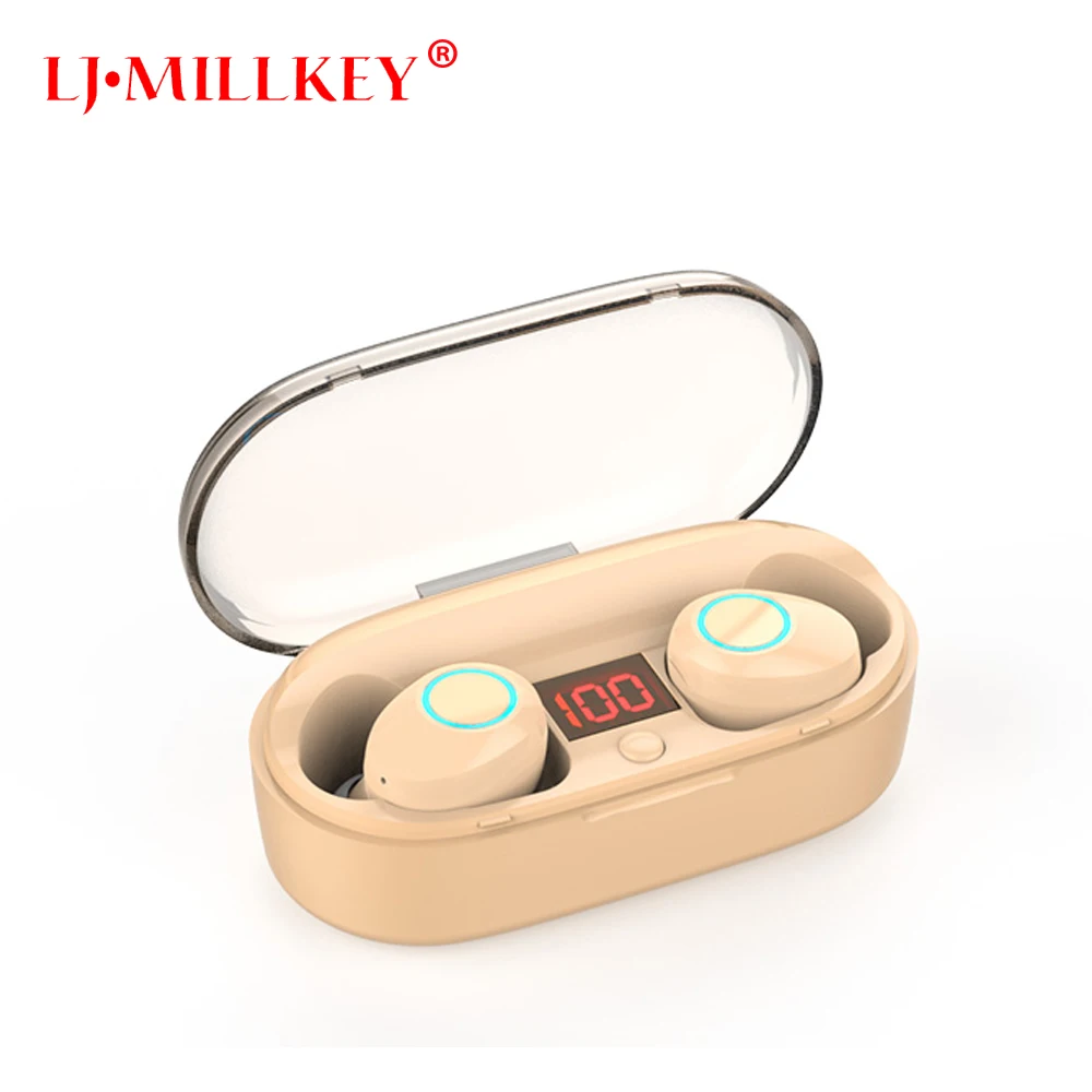 

TWS 5.0 Bluetooth Earphone Wireless earbuds with microphone intelligent Volume Control Hands-free Auriculares for phone YZ211
