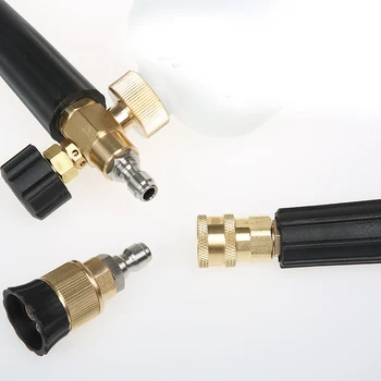 

High Pressure Water Gun Connector 1/4 Quick Connector M14*1.5 Pure Copper High Pressure Sprinkler Accessories 2018 New