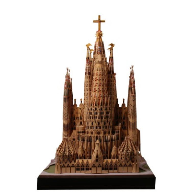 Бумажная модель DIY Sagrada Familia, Испания Ремесленная Бумажная модель архитектура 3D DIY обучающие игрушки ручной работы игра-головоломка для взрослых