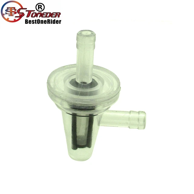 STONEDER 5x 90 Degree 1/4″ In-Line Fuel Filter For Honda Yamaha Suzuki MTD Kohler Briggs Stratton Kawasaki Mower Tractor ATV UTV