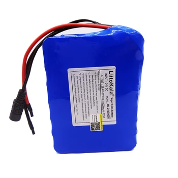 

HK LiitoKala 24V 10Ah 7S5P 18650 Battery li-ion battery 29.4v 8000mAh electric bicycle li-ion wheelchair battery pack for 250w