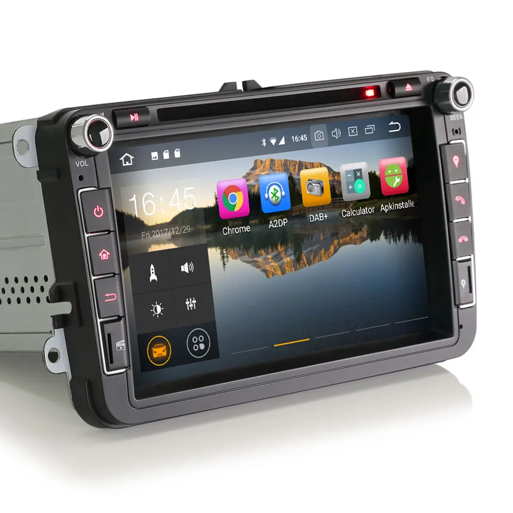Flash Deal Erisin ES7815V 7" Android 8.0 Octa core 4G RAM Car DVD GPS Radio DVR DAB+ DVD For  VW passat 2