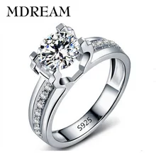 

Factory price 925 sterling silver ring and Platinum plated with AAA Zircon wedding for Female Fancy Beautiful rings jewelry gift