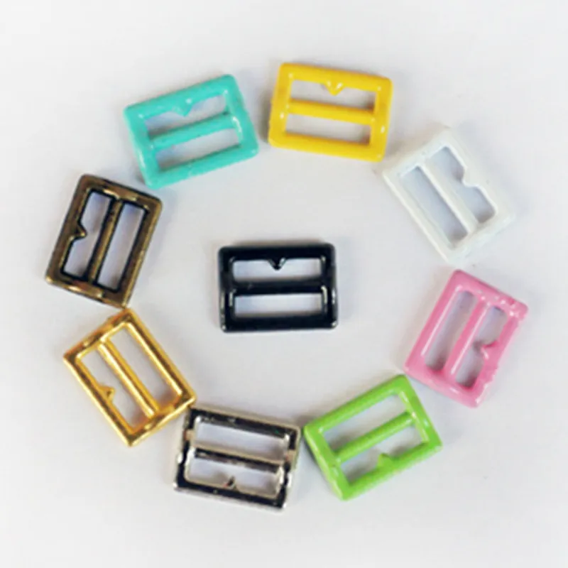 Mini buckles for dolls fake buckle 9 color large size 27 pairs/lotin