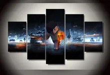 Wall art photos minecraft in battlefield Painting by numbers on canvas decoration print poster picture canvas