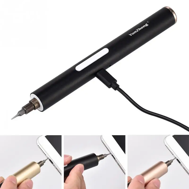 

Electric Screwdrivers 22in1 Mini Electric Screw Driver S2 Rechargeable Cordless Black Gold Electric Screwdriver Repair Tools