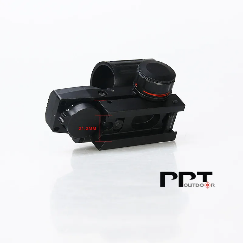PPT Тактический Red Dot 1x22 лазер Red Dot 22 мм красный/зеленый прицел охотничий прицел PP2-0100