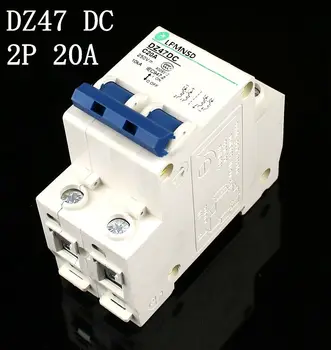 

DC 2P 20A Circuit breaker MCB 2 Poles MCB Solar Energy Photovoltaic PV Mini DC Circuit Breaker