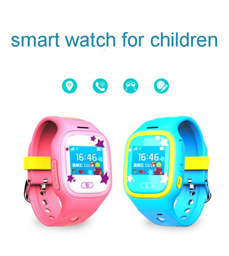 K1 High tech Wristband Child Smart Watch GPS Tracking SOS