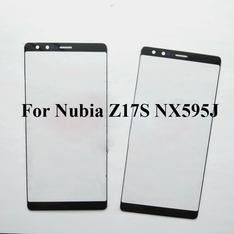 

For ZTE nubia Z17S Z 17S NX595J NX 595J front lcd Glass Lens touchscreen Touch screen For nubia Z17 S nx595j without flex