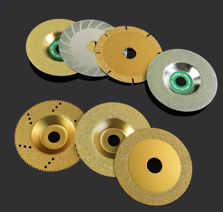 2pcs 100 110mm Emery Cutting Disc Tooth Diamond Glass Grinding Ceramic