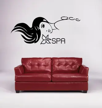 

Wall Decal Sticker woman spa salon