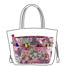 Средний Органайзер сумка цветок сумочка сумка в сумке Органайзер вставка Органайзер аккуратный дорожный косметический карман