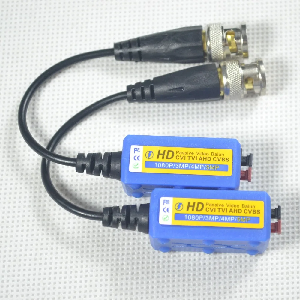 10 пар HD BNC Видео балун 5MP 4MP 3MP 1080P 720P 960P Поддержка HD AHD/CVI/TVI/CVBS