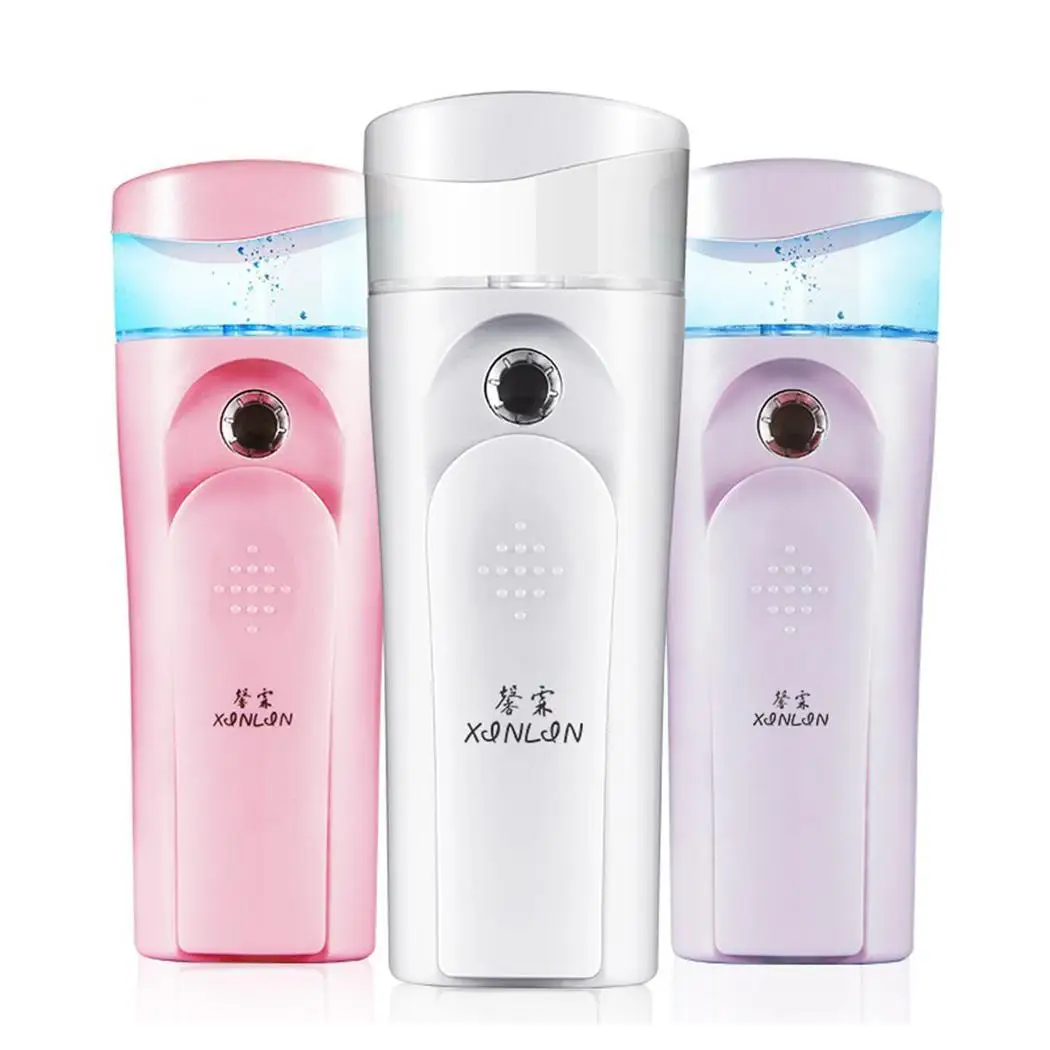 

Handy Nano Face Mist Spray Facial steamer for Hydrating Cool Eyelash Extensions Cleaning Pores Portable Atomization Humidifier