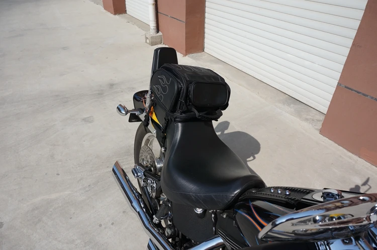 Harley & Cruiser   flame  tail Bag a19b