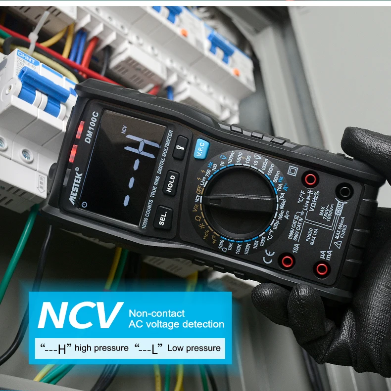 MESTEK Аналоговый Цифровой мультиметр True RMS NCV автоматический мультиметр Сопротивление Напряжение температура Multimetro Бесконтактный измеритель