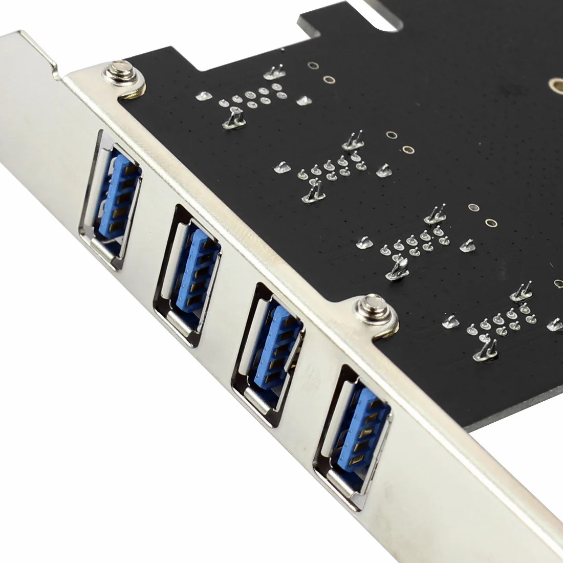 4 порта USB3.0 плата расширения PCI-E PCI Express USB 3,0 адаптер конвертер для PCIE x1 x4 x8 x16 для Windows 7/8/8,1/10/XP/Vista