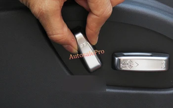 

Chrome Car Seat Adjustment Button Cover Trim 4pcs for VOLVO XC60 09-15 2009 2010 20112012 2013 2014 2015