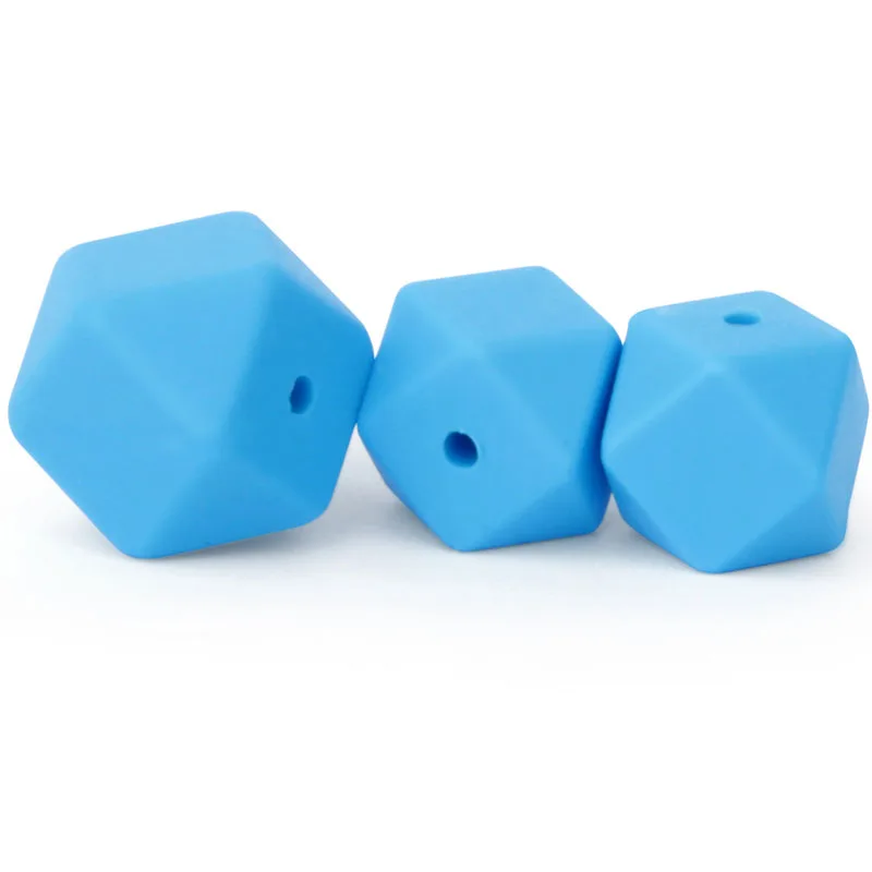contas de silicone hexagonal para contas de silicone para peças de grau contas de silicone
