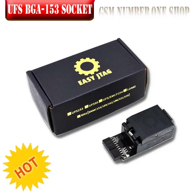 NEW Easyjtag-Original UFS BGA-153 SOCKET Adapter for Easy JTAG Plus Box -  AliExpress